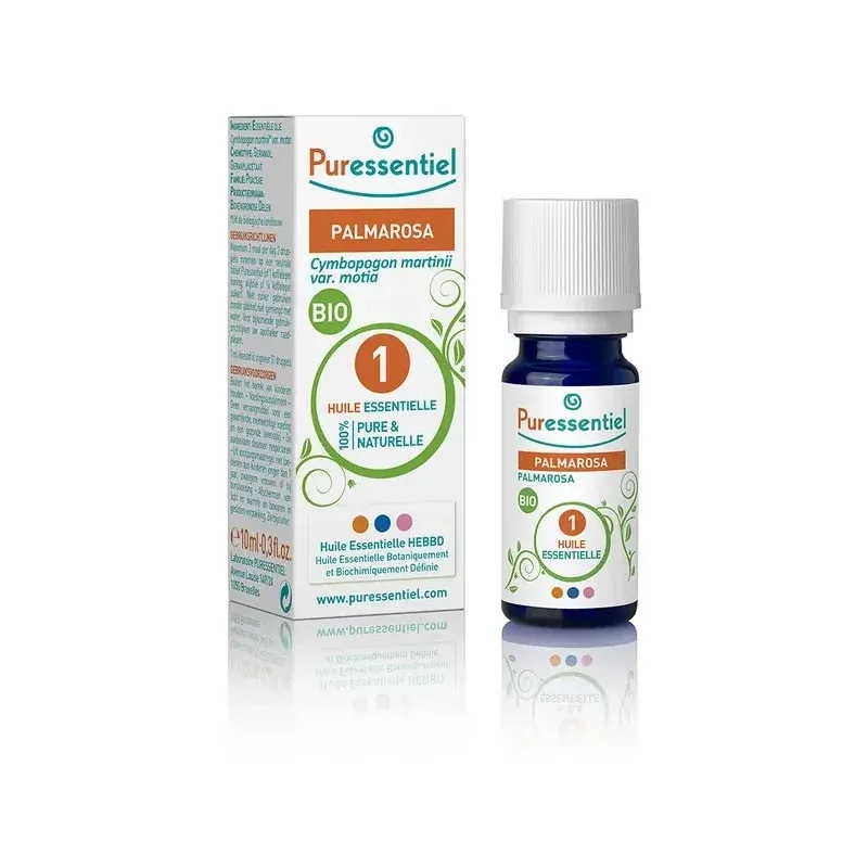 Puressentiel Huile Essentielle Palmarosa Bio 10ml - Univers Pharmacie