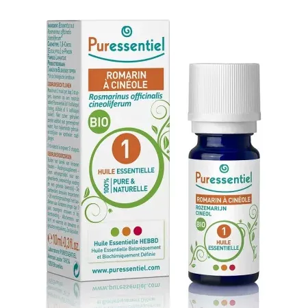 Puressentiel Huile Essentielle de Romarin à Cinéole Bio 10ml - Univers Pharmacie