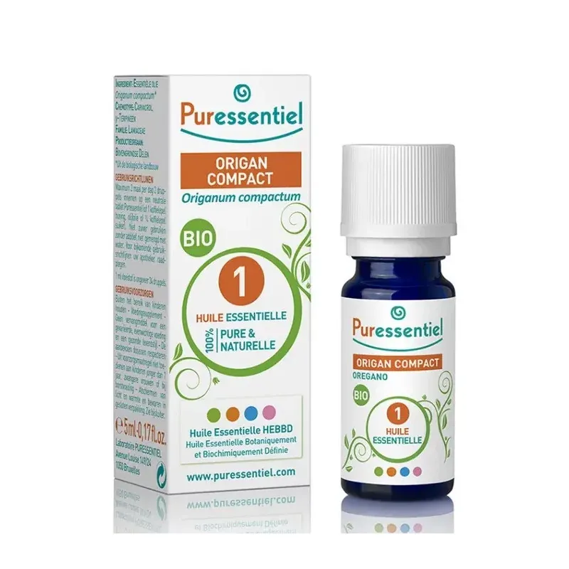 Puressentiel Huile Essentielle Origan Compact Bio 5ml - Univers Pharmacie