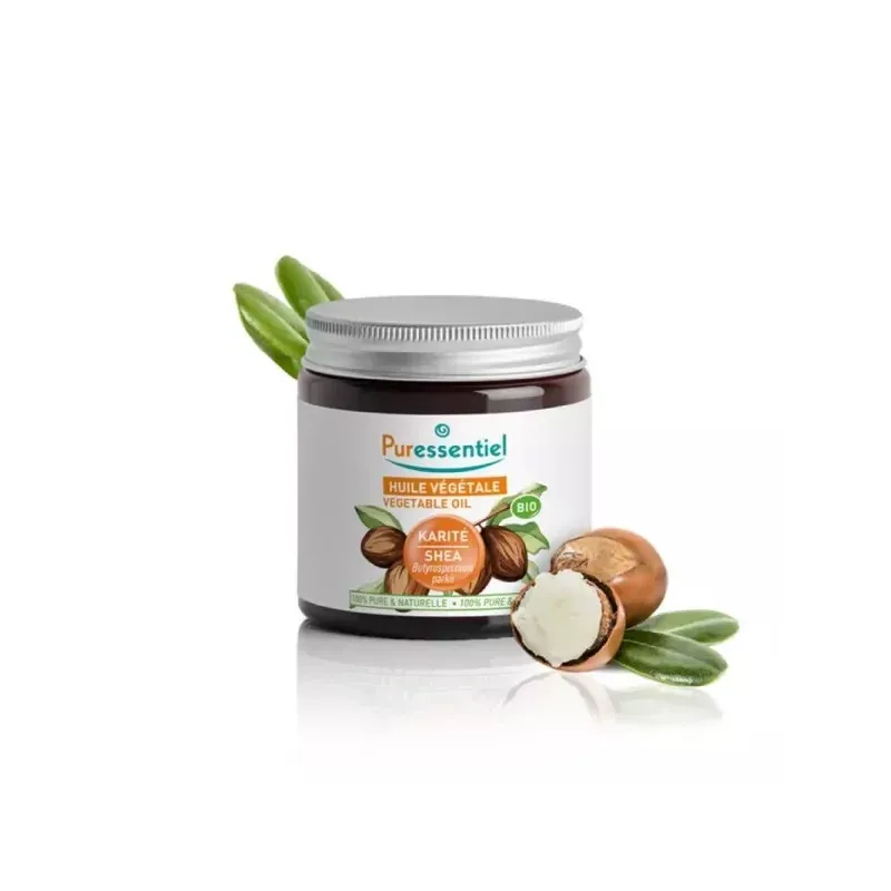 Puressentiel Huile Végétale Beurre de Karité Bio 100ml - Univers Pharmacie