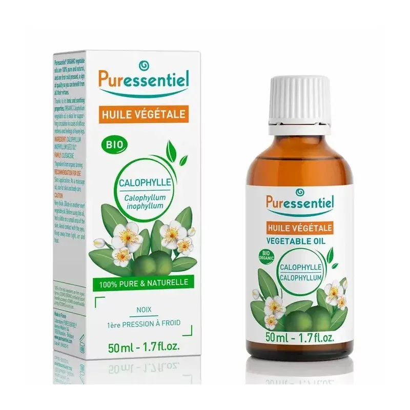 Puressentiel Huile Végétale Bio Calophylle 50ml - Univers Pharmacie