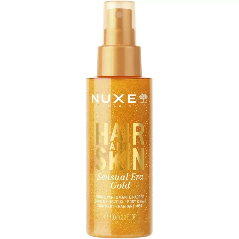 Nuxe Hair and Skin Sensual Era Gold Brume Parfumante Nacrée 100ml - Univers Pharmacie