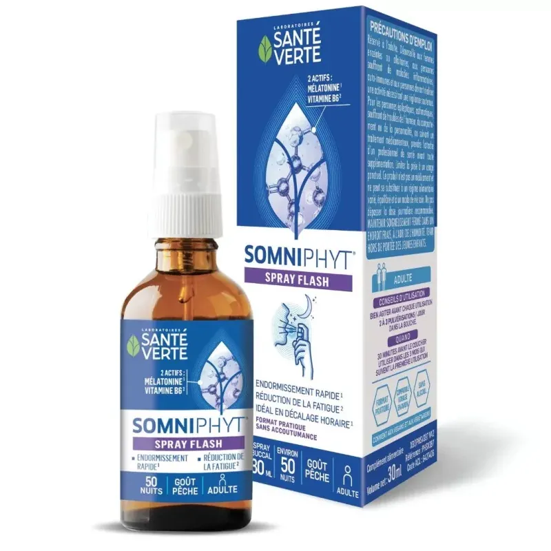 Santé Verte Somniphyt Spray Flash 30ml - Univers Pharmacie