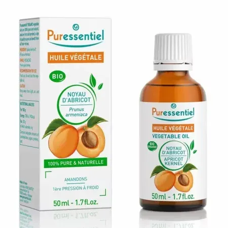 Puressentiel Huile Végétale Bio Noyau d'Abricot 50ml - Univers Pharmacie
