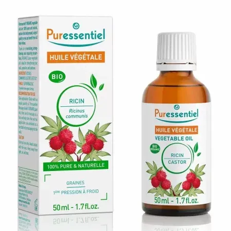 Puressentiel Huile Végétale Bio Ricin 50ml - Univers Pharmacie