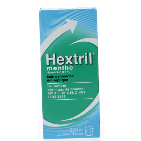 Hextril Menthe Bain de Bouche 200 ml