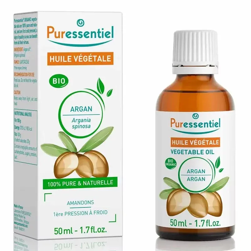 Puressentiel Huile Végétale Bio Argan 50ml - Univers Pharmacie
