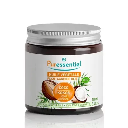 Puressentiel Huile Végétale Coco Bio 100ml - Univers Pharmacie
