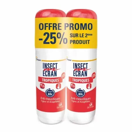 Insect Ecran Tropiques 2X75ml - Univers Pharmacie