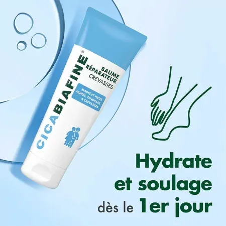 CicaBiafine Baume Réparateur Crevasses 50ml - Hydrate et soulage