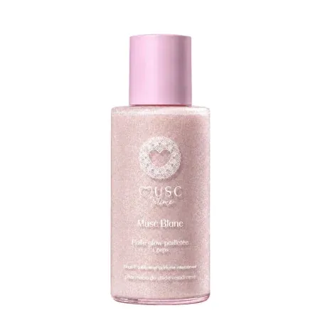 Musc Intime Musc Blanc Huile Glow Pailletée Corps 100ml - Univers Pharmacie