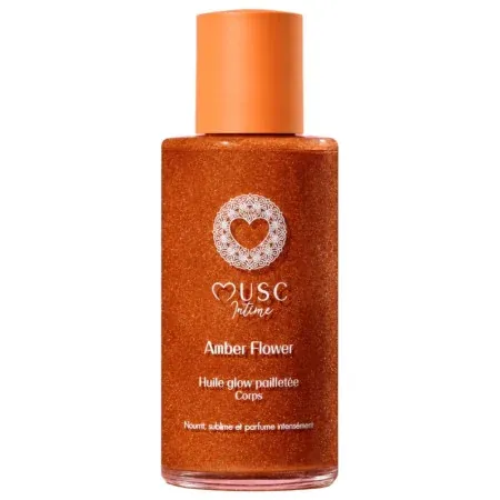 Musc Intime Amber Flower Huile Glow Pailletée 100ml - Univers Pharmacie