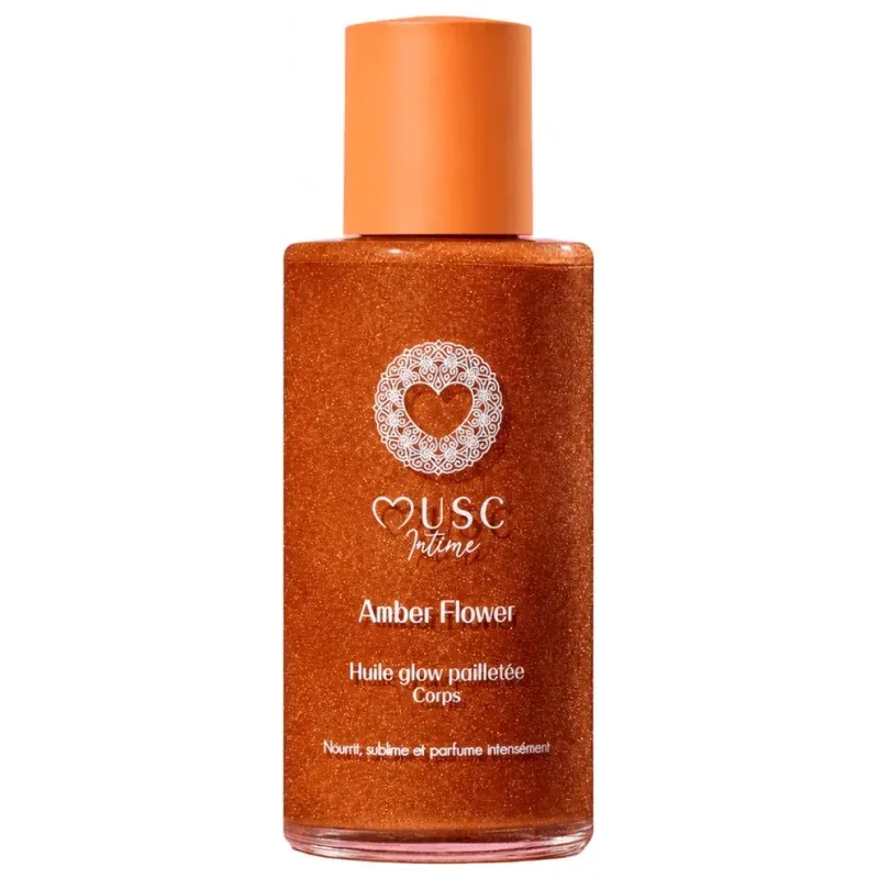 Musc Intime Amber Flower Huile Glow Pailletée 100ml - Univers Pharmacie
