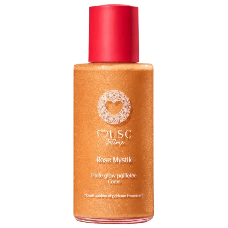 Musc Intime Rose Mystik Huile Glow Pailletée Corps 100ml - Univers Pharmacie