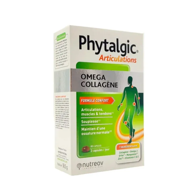 Phytalgic Articulations Omega Collagène 60 capsules - Univers Pharmacie