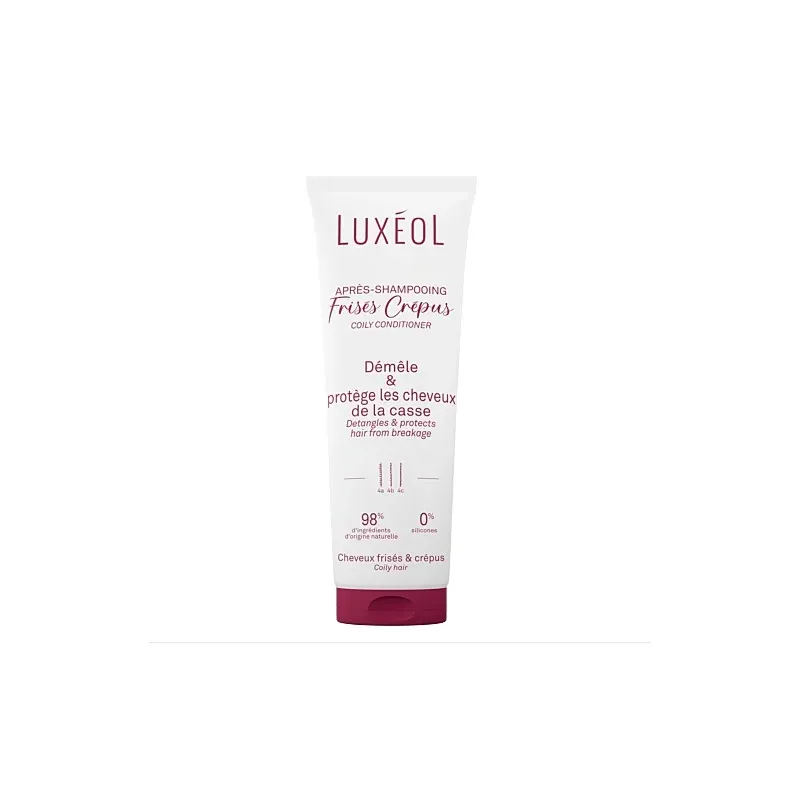Luxéol Après-shampooing Frisés Crépus 250ml - Univers Pharmacie