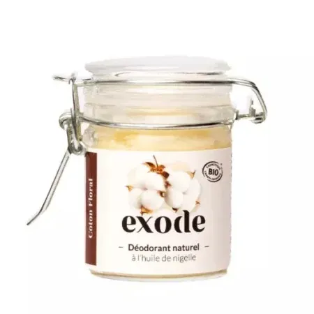 Exode Déodorant Baume Coton Floral Bio 50g - Univers Pharmacie