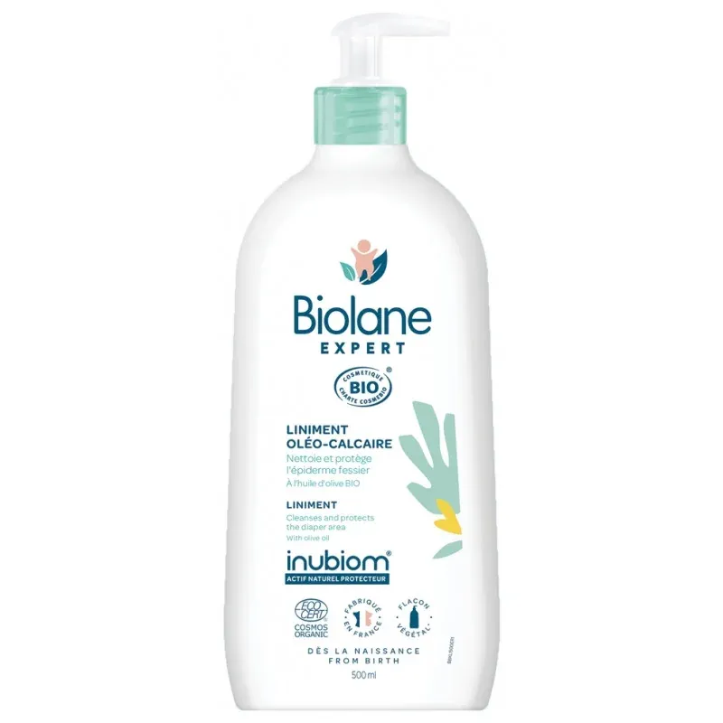 Biolane Liniment Oléo-calcaire Bio 500ml - Univers Pharmacie