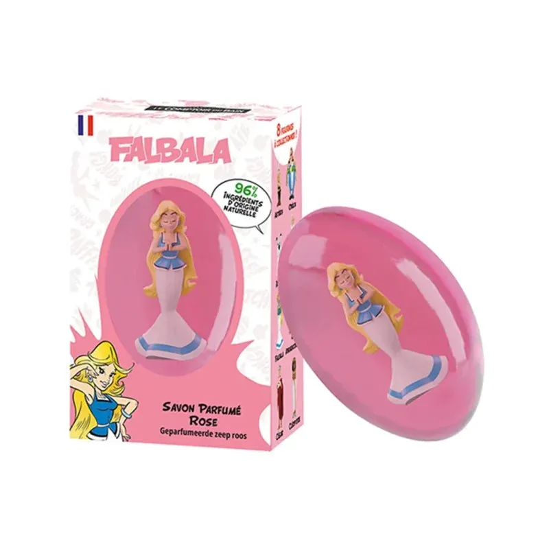 Le Comptoir du Bain Falbala Savon Parfumé Rose 75g - Univers Pharmacie