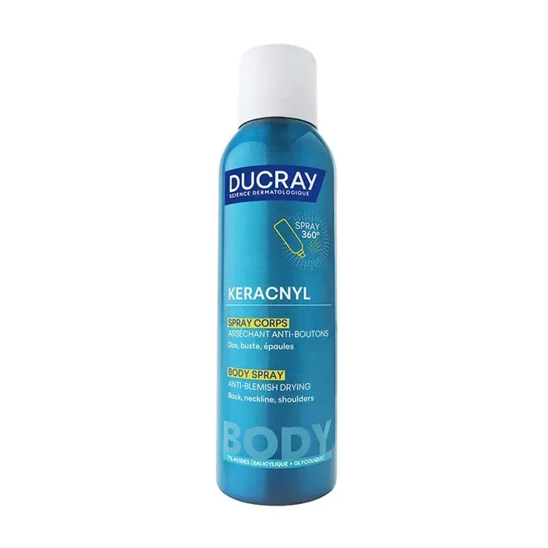 Ducray Keracnyl Spray Corps Asséchant Anti-boutons 150ml - Univers Pharmacie