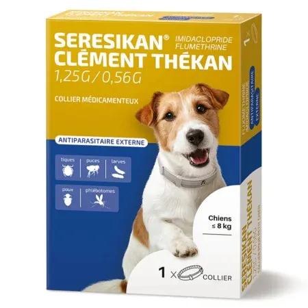 Clément Thékan Seresikan 1,25g/0,56g Collier Chien -8kg