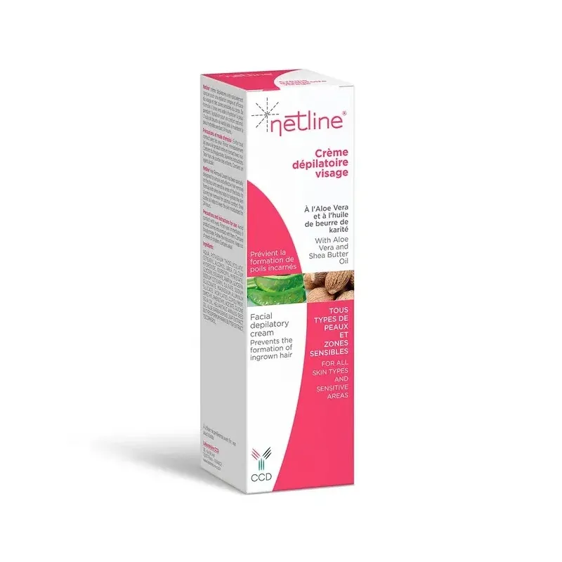 Netline Crème Dépilatoire Visage 75ml - Univers Pharmacie