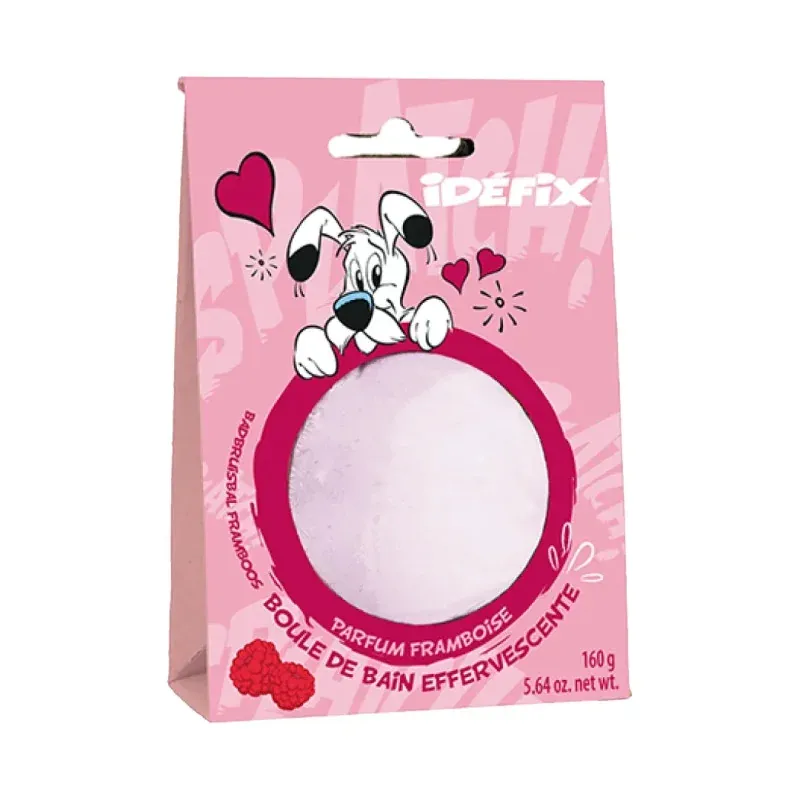 Le Comptoir du Bain Idéfix Boule de Bain Effervescente Framboise - Univers Pharmacie