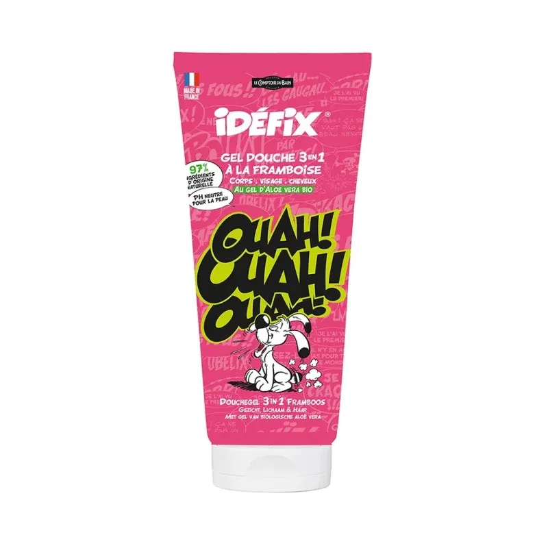 Le Comptoir du Bain Idéfix Gel Douche 3-en-1 Framboise 200ml - Univers Pharmacie
