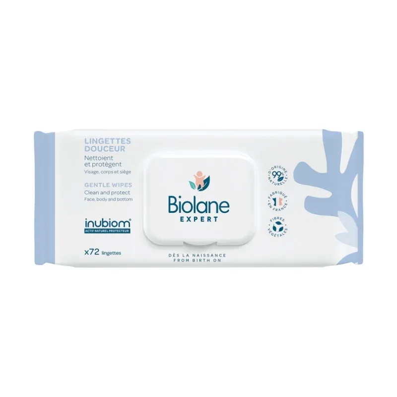 Biolane Lingettes Douceur X72 - Univers Pharmacie