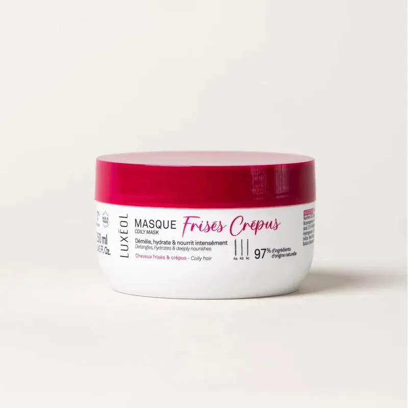Luxéol Masque Frisés Crépus 250ml - Univers Pharmacie