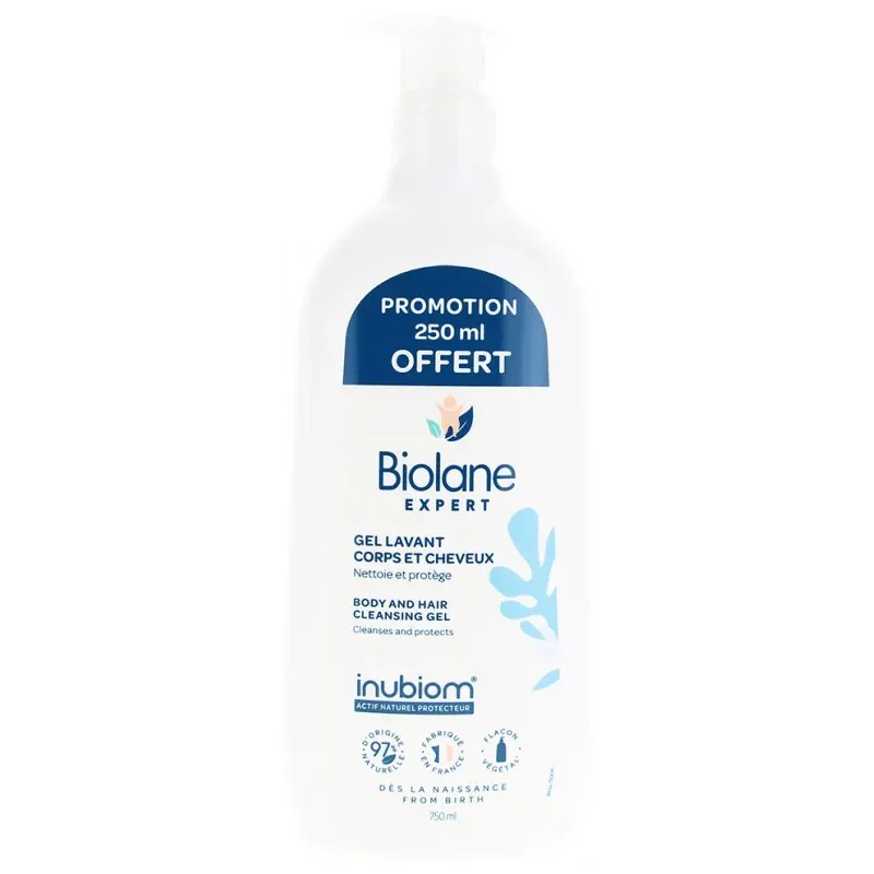 Biolane Gel Lavant Corps et Cheveux 750ml - Univers Pharmacie