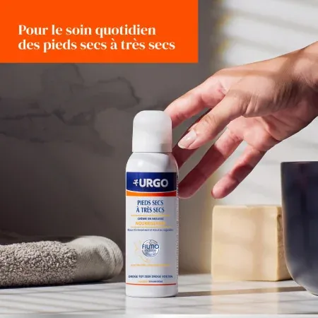 Urgo Filmomousse Crème en Mousse Nourrissante Pieds Secs à Très Secs 125ml - Univers Pharmacie