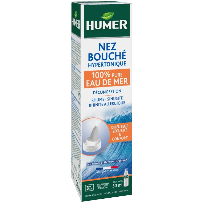 Humer Nez Bouché Hypertonique 50ml - Univers Pharmacie