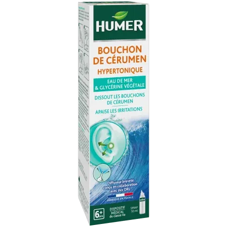 Humer Bouchon de Cérumen 50ml - Univers Pharmacie