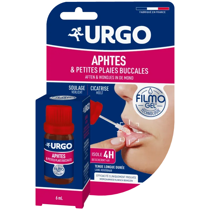 Urgo Aphtes & Petites Plaies Buccales Filmogel 6ml - Univers Pharmacie