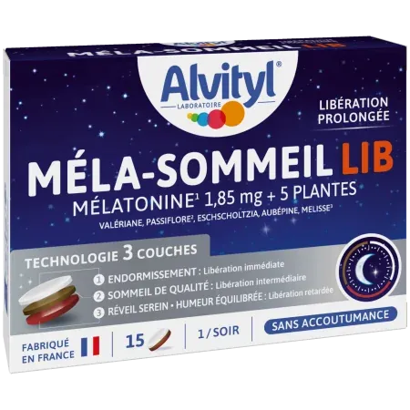 Alvityl Méla-Sommeil Lib 15 comprimés