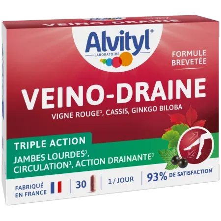 Alvityl Veino-Draine 30 gélules - UnIvers Pharmacie