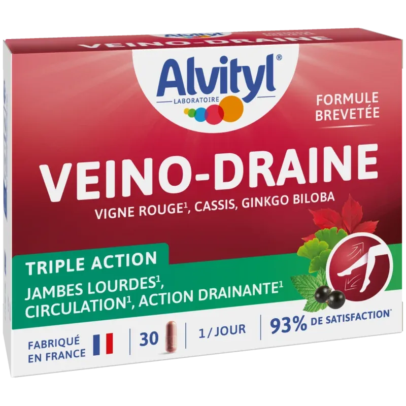 Alvityl Veino-Draine 30 gélules - UnIvers Pharmacie