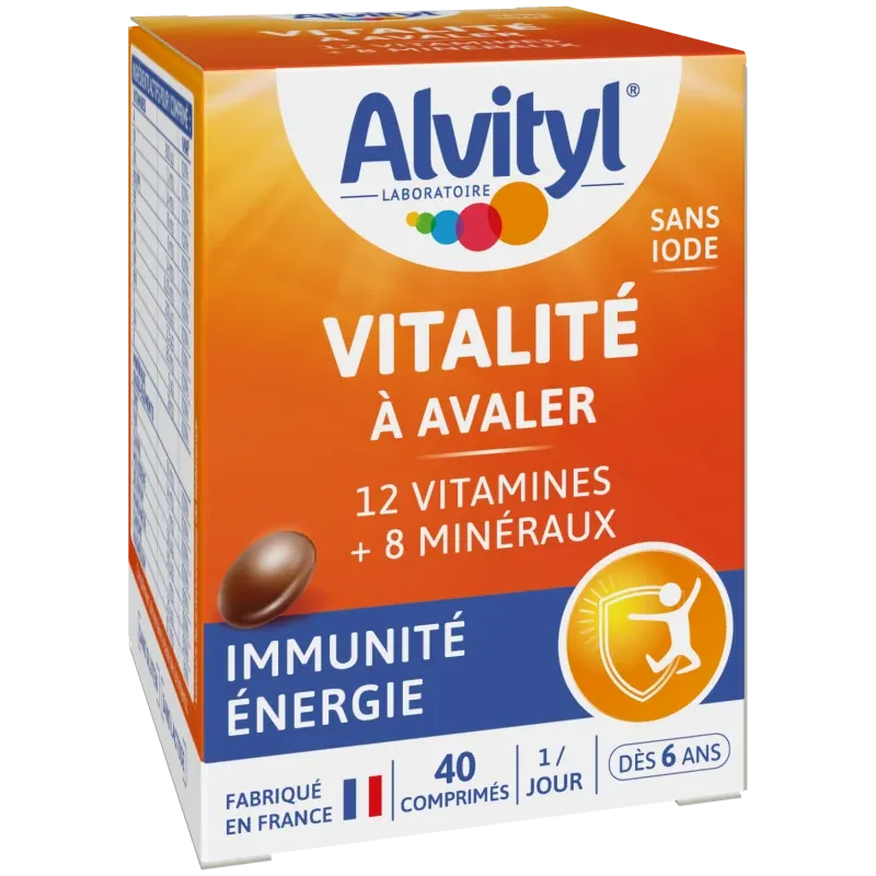 Alvityl Vitalité 40 comprimés - Univers Pharmacie