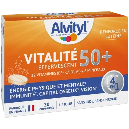 Alvityl Vitalité 50+ 30 comprimés effervescents