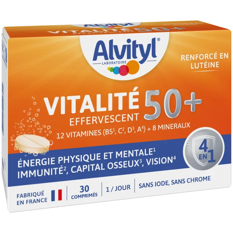 Alvityl Vitalité 50+ 30 comprimés effervescents