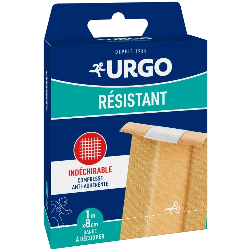 Urgo Résistant Bande à Découper 1mX8cm - Univers Pharmacie