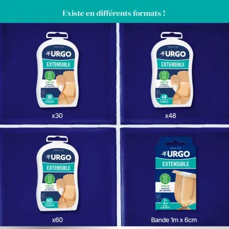 Urgo Extensible 30 pansements - Univers Pharmacie