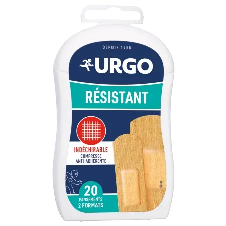 Urgo Résistant Indéchirable 20 pansements - Univers Pharmacie