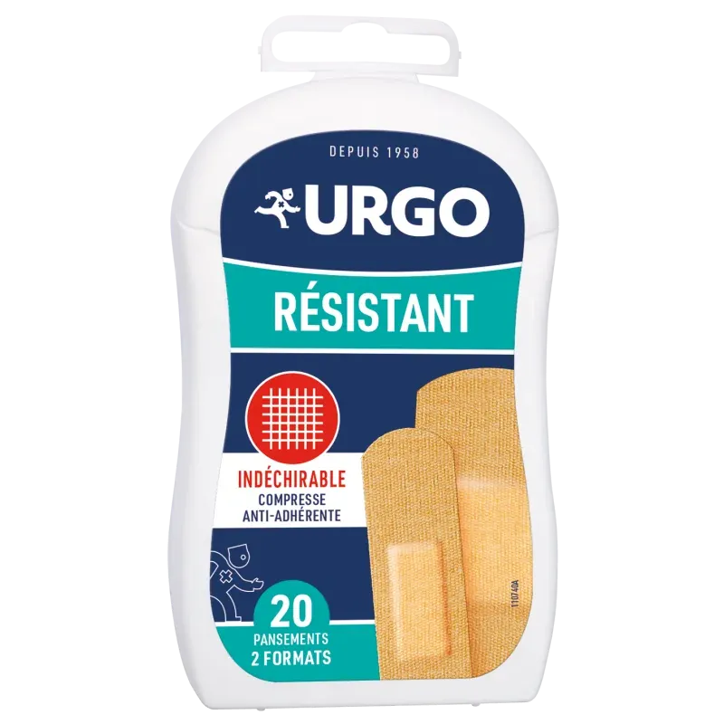 Urgo Résistant Indéchirable 20 pansements - Univers Pharmacie