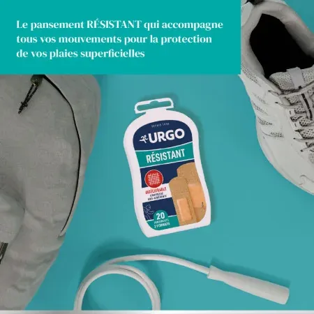 Urgo Résistant Indéchirable 20 pansements