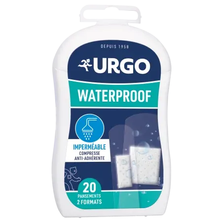 Urgo Waterproof 2 Formats 20 pansements - Univers Pharmacie