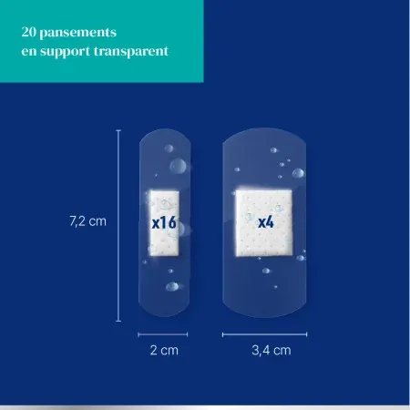 Urgo Waterproof 2 Formats 20 pansements - Univers Pharmacie