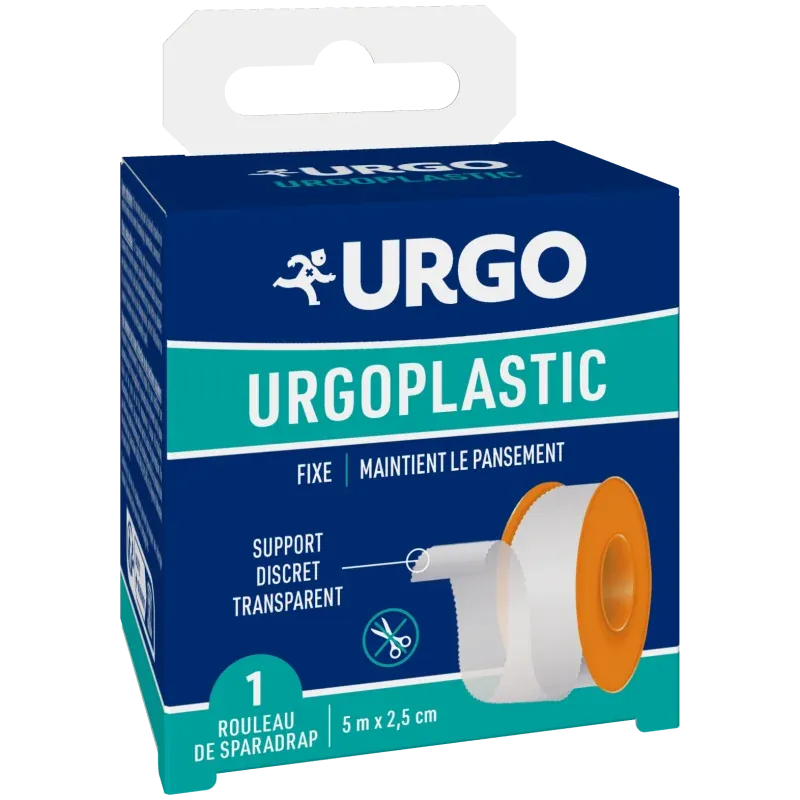 Urgo Urgoplastic Spradrap Discret Transparent 5mX2,5cm - Univers Pharmacie