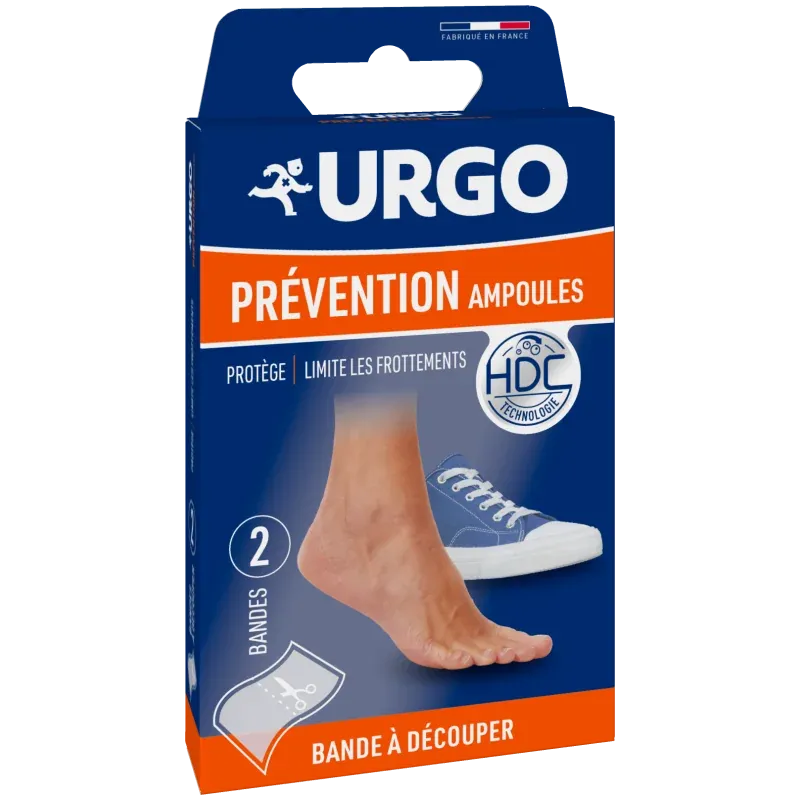Urgo Prévention Ampoules Bandes Hydrocolloïdes X2 - Univers Pharmacie